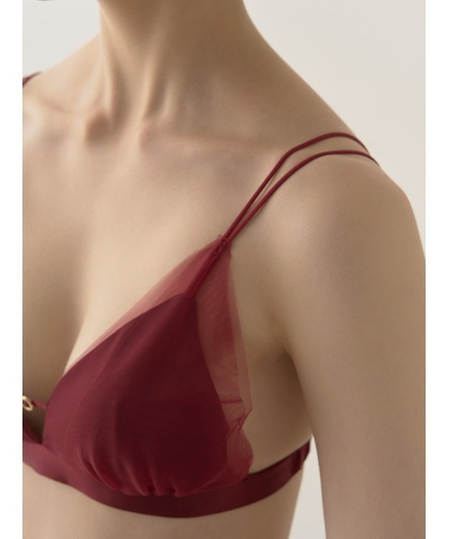 【お値下げ】【新品】LILY BROWN ブラ&ショーツ LILY BROWN Lingerie】ネコ柄レース ノンワイヤーブラ・ショーツ
