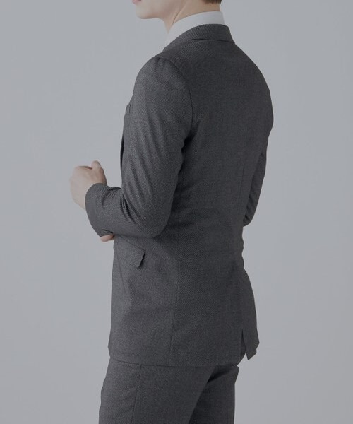 セットアップ 「SLIM TAPERED」「秋冬」2釦テーパードパンツスーツ/4S「ウォシャブル」「ストレッチ」/パンツ裾上げ済み仕様 メンズ | SUIT SELECT | 04