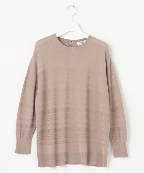 ニット セーター 「WEB限定カラーあり・洗える」SILKY RAYON STRETCH ボーダー ニット レディース ニット セーター 「WEB限定カラーあり・洗える」SILKY RAYON
