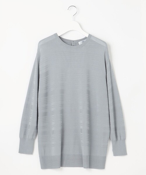 ニット セーター 「WEB限定カラーあり・洗える」SILKY RAYON STRETCH ボーダー ニット レディース WEB限定カラーあり・洗える】SILKY RAYON STRETCH ボーダー