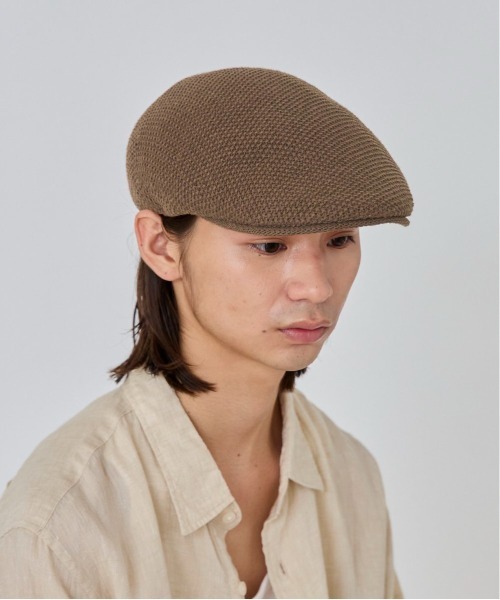 新品タグ付 オーバーライド ベレー帽 カーキ ブラウン override 帽子 ベレー帽 OVERRIDE COTTON KNIT HUNTING