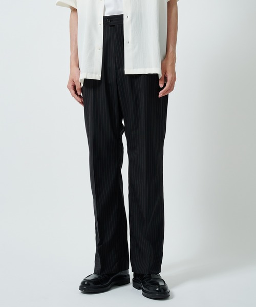 marka（マーカ） スラックス ORGANIC WOOL TROPICAL FLAT FRONT FLAIR