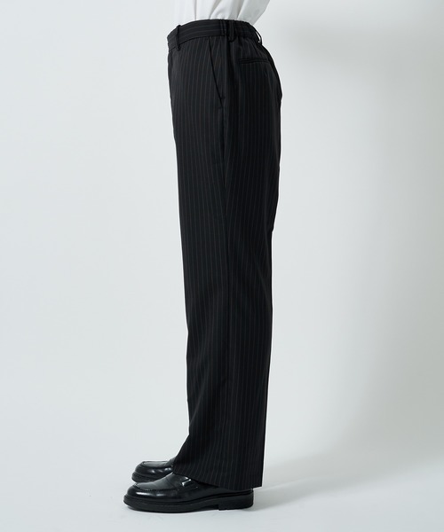 パンツ MARKAWARE FLATFRONT TROUSERS ORGANICWOOL FLAT FRONT TROUSERS ORGANIC WOOL CIRCULAR FLANNEL