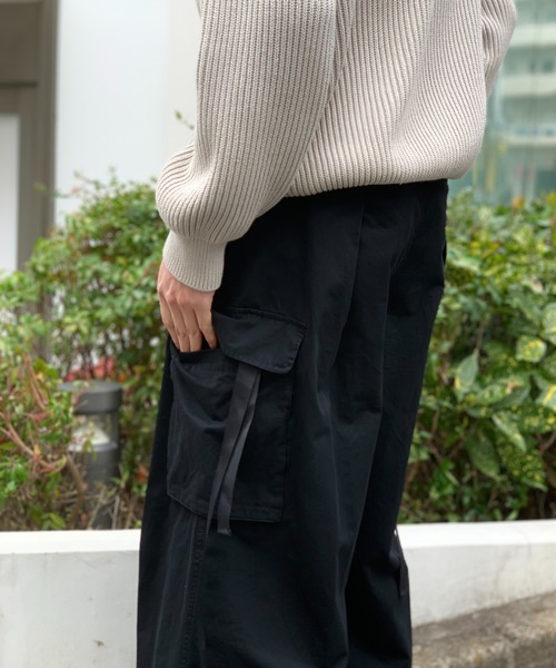 Toironier グレー カーゴパンツ Toironier カーゴパンツ Toironier/トワロニエ/ELEPHANT CARGO