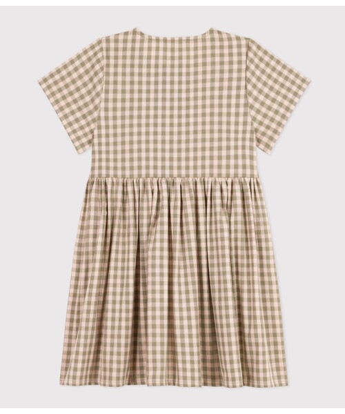 PETIT BATEAU ワンピース シアサッカーワンピース キッズ 子供服