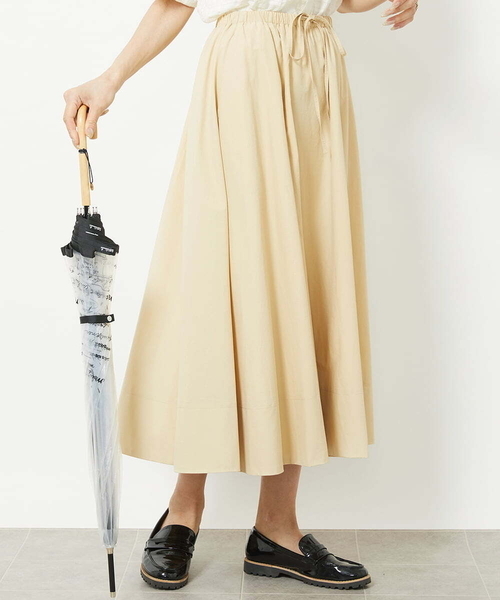 MICHEL KLEIN（ミッシェルクラン） スカート ドロストフレアスカート