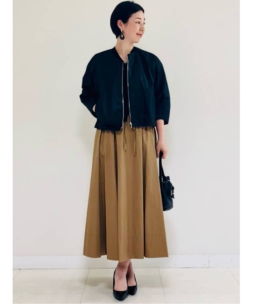 MICHEL KLEIN（ミッシェルクラン） スカート ドロストフレアスカート