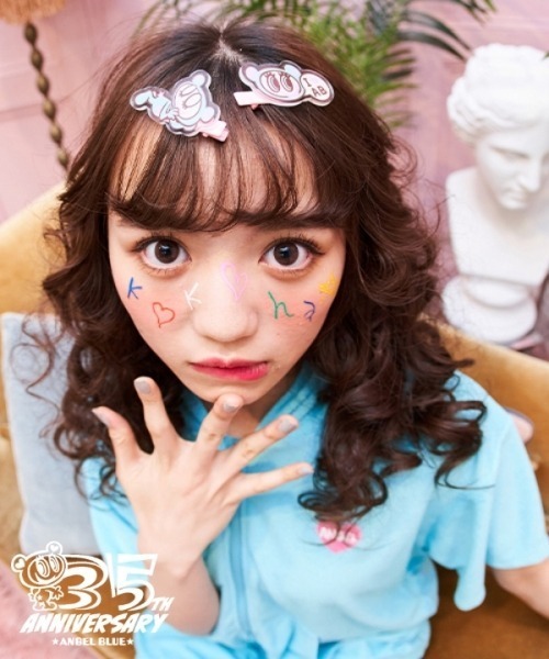 美品⭐️クリップ ブルー　レザーヘアピン ヘアピン 「ANGEL BLUE」ナカムラくん前髪クリップ : ZOZOTOWN Yahoo