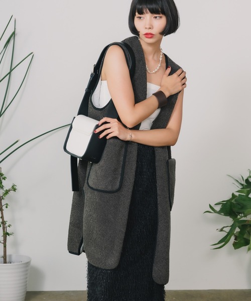 ベスト ジレ ESLOW/エスロー BOA VEST ボアベスト レディース ESLOW ベスト ジレ ESLOW/エスロー BOA VEST ボアベスト
