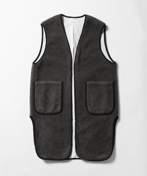 ベスト ジレ ESLOW/エスロー BOA VEST ボアベスト レディース ESLOW ベスト ジレ ESLOW/エスロー BOA VEST ボアベスト