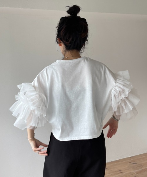 cheer frill one piece / ドッキングチアーフリルワンピース cheer frill one piece / ドッキングチアーフリルワンピース