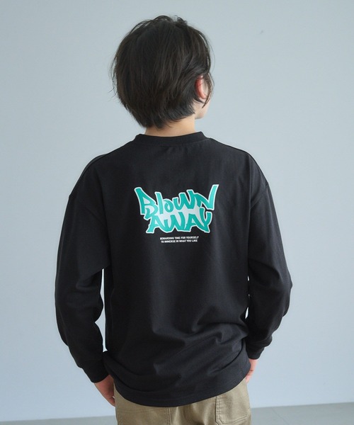 GLOBAL WORK（グローバルワーク） tシャツ ヘビロッTEE/プリント長袖