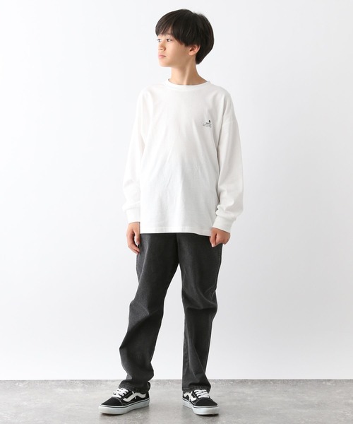 GLOBAL WORK tシャツ ヘビロッTEE/プリント長袖/115737 キッズ