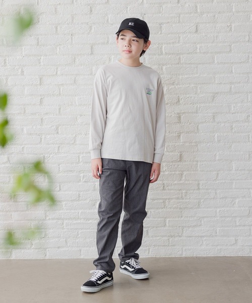 GLOBAL WORK tシャツ ヘビロッTEE/プリント長袖/115737 キッズ