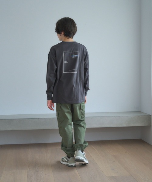 GLOBAL WORK（グローバルワーク） tシャツ ヘビロッTEE/プリント長袖