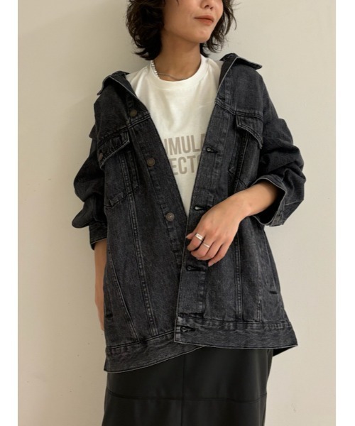 Mila Owen 後ろタックロングGジャン アウター｜Mila Owen（ミラ