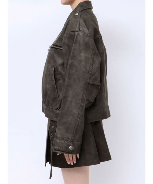 jouetie（ジュエティ） ブルゾン アウター シングルZIPライダース