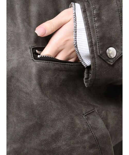 jouetie（ジュエティ） ブルゾン アウター シングルZIPライダース