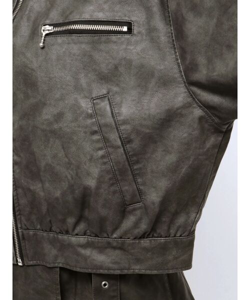 jouetie（ジュエティ） ブルゾン アウター シングルZIPライダース