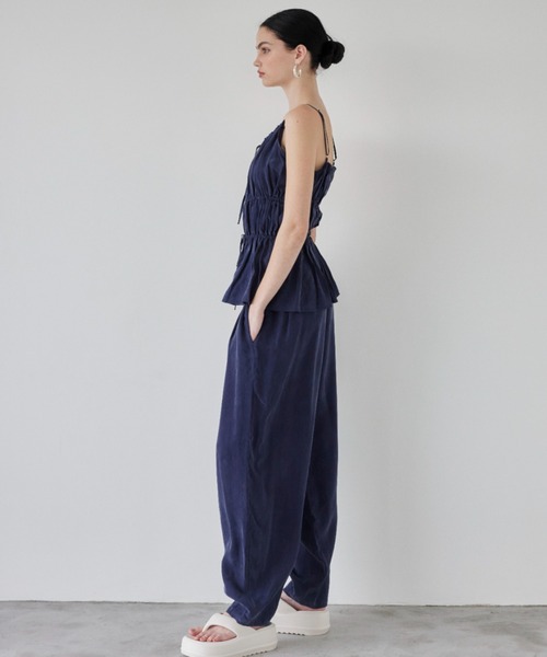 ALEXIA STAM レディースプルオーバーパーカー&パンツ 2点セット ALEXIA STAM パンツ Side Stitch Wide Pants /サイドステッチ
