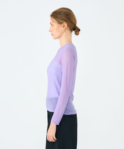 Ballsey（ボールジィ） ニット セーター ミニスパンコール クルー