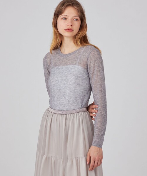 Ballsey（ボールジィ） ニット セーター ミニスパンコール クルー