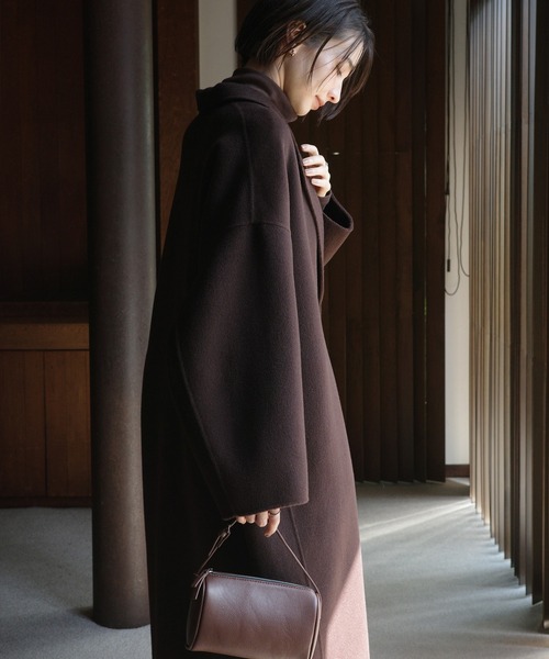 evernavy コート チェスターコート 「新色追加」リバーロングコクーン