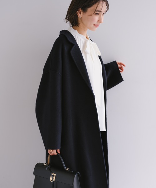evernavy コート チェスターコート 「新色追加」リバーロングコクーン