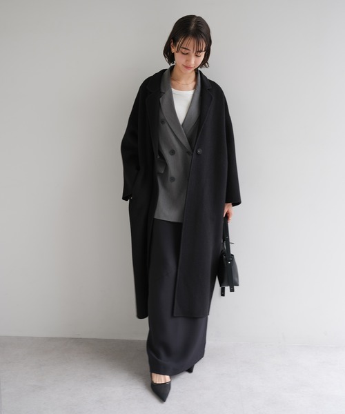 evernavy コート チェスターコート 「新色追加」リバーロングコクーン