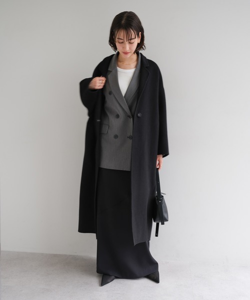 evernavy コート チェスターコート 「新色追加」リバーロングコクーン