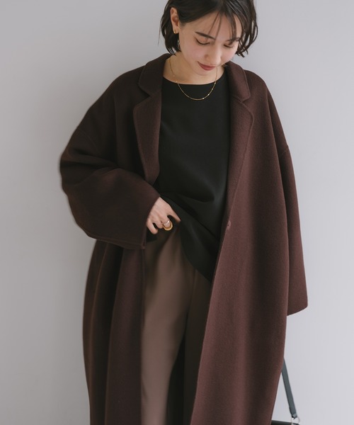evernavy コート チェスターコート 「新色追加」リバーロングコクーン