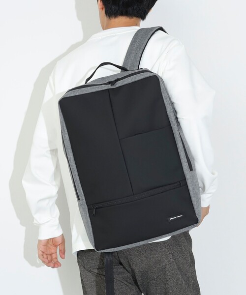 BEAMS デイバッグ BEAMS HEART デイバック リュック スクエアコンビ バックパック