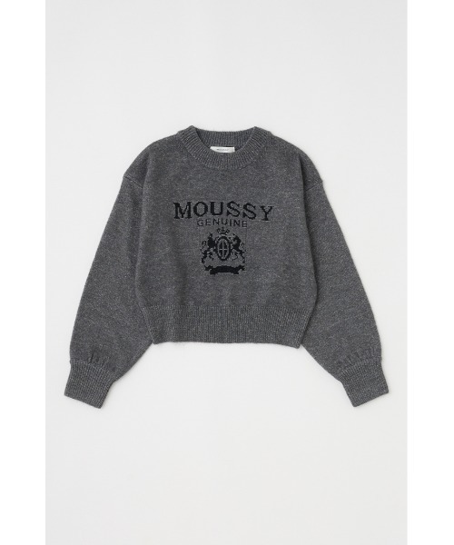 MOUSSY グリッタークロップドセーター MOUSSY グリッタークロップドセーター