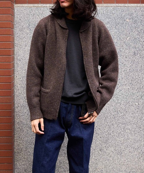 WILD LIFE TAILOR ワイルドライフテーラー カーディガン ブラウン ADAM ET ROPÉ WILD LIFE TAILOR(アダム エ ロペ ワイルド ライフ