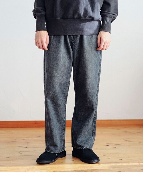 【SALE】プリーツジーンズ NEEDBY heritage ジーンズ 「別注」NEEDBY / Johnson ワイド 2