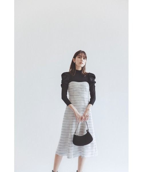 SNIDEL（スナイデル） ドッキングワンピース 0 ピンクベージュ