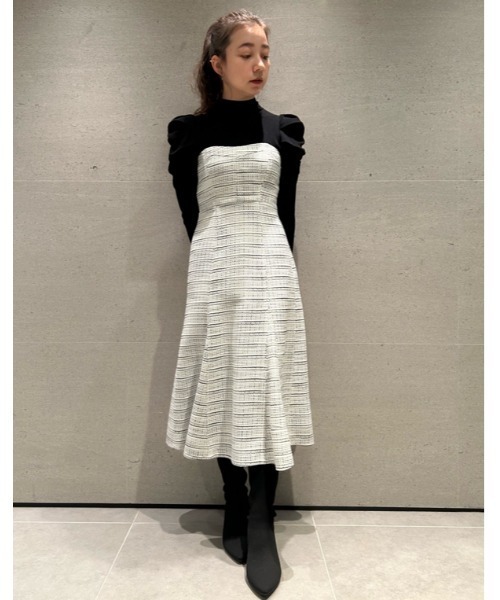 SNIDEL（スナイデル） ドッキングワンピース 0 ピンクベージュ