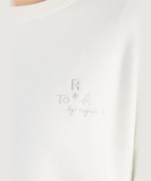 トレーナー スウェット To b. by agnes b. x RED CARD TOKYO オーバーサイズスウェット レディース To b. by agnes トレーナー スウェット x RED CARD TOKYO
