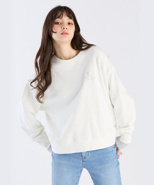 トレーナー スウェット To b. by agnes b. x RED CARD TOKYO OVERSIZED SWEATSHIRT オーバーサイズ