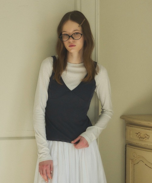 GIUNON ソフトシアータンクトップ soft sheer tank top / ソフトシアータンクトップ（タンクトップ