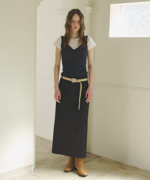 GIUNON ソフトシアータンクトップ GIUNON タンクトップ ノースリーブ soft sheer tank top