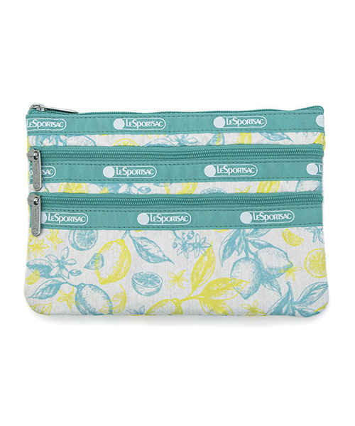 COSMETIC CLUTCHパープルベリーシャイン（ポーチ）｜LeSportsac