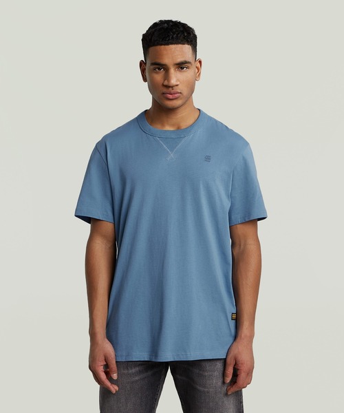 送料込★G-Star★Nifous R T Tシャツ G-STAR RAW tシャツ NIFOUS T-SHIRT/ワンポイントロゴロンT