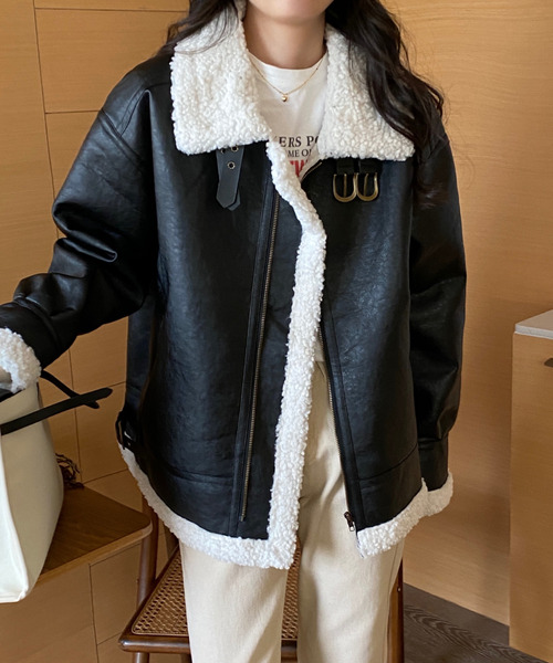 emi+ ライダースジャケット X-LARGE ブラック レディース : ZOZOTOWN