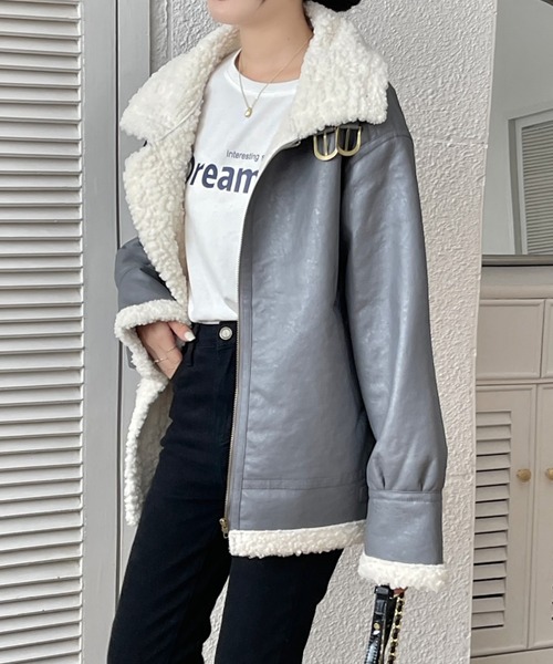 emi+ ライダースジャケット X-LARGE ブラック レディース : ZOZOTOWN