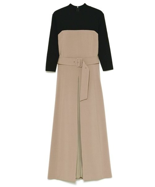 FRAY I.D 「FRAY I.D」 ドッキングワンピース 0 ブラック レディース  