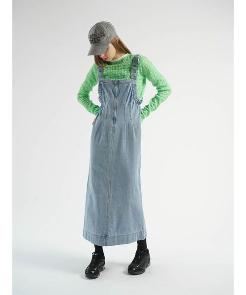 ワンピース FRONT ZIP DENIM JUMPER SKIRT : ZOZOTOWN Yahoo!店 - 通販