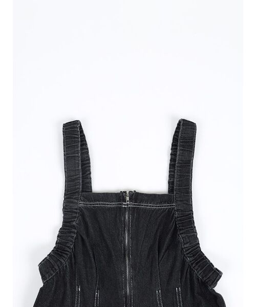 ワンピース FRONT ZIP DENIM JUMPER SKIRT : ZOZOTOWN Yahoo!店 - 通販
