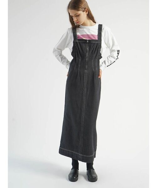 ワンピース epa jumper skirt ワンピース FRONT ZIP DENIM JUMPER SKIRT : ZOZOTOWN Yahoo!店 - 通販