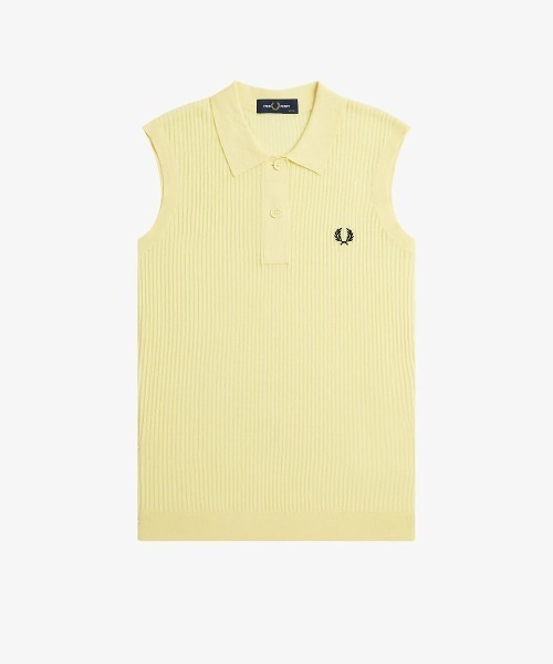 2025超人気 FRED PERRY ポロシャツ ポロ Sheer Knitted Polo Shirt／シアー トップス